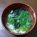 ゆう0305's cooksnap of when they made 豆苗　味噌汁.