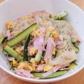 かほus's cooksnap of when they made 春雨サラダ.