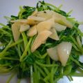みけみぞ's cooksnap of when they made 豆苗の炒め物.