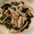 Kaon．'s cooksnap of when they made 包丁＆火不要！もやしとカニカマのサラダ.