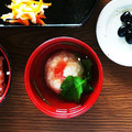 クックO7U5DP☆'s cooksnap of when they made はんぺん×たらこのしんじょうのお吸い物.