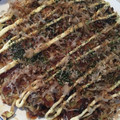 accopy's cooksnap of when they made 茹で失敗のパスタ活用☆*ﾟお好み焼き風.