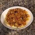 こまあぴ's cooksnap of when they made レトルトで簡単本格ミートソースパスタ.