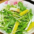 みぽぴぽ's cooksnap of when they made 水菜とたくあんのごまサラダ.