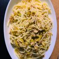 yonaguni's cooksnap of when they made グリーンオリーブとシーチキンのパスタ.