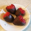 やっこママ☆'s cooksnap of when they made バレンタインにいちごチョコ.