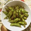 ブランディ's cooksnap of when they made 焦がし醤油のガリバタペッパー焼き枝豆！.