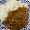 まん！'s cooksnap of when they made ひき肉とピーマンのカレー♡.