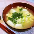 アイリッシュショコラ's cooksnap of when they made 三つ葉と卵と豆腐のお吸い物.