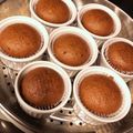 minHK's cooksnap of when they made 板チョコでしっとり❤️チョコ蒸しパン.