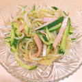 ステルトミチル's cooksnap of when they made もやしとハムときゅうりの中華風サラダ♡.