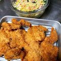 Namimomy's cooksnap of when they made ビニール袋で簡単！節約！鶏胸肉のフライ.