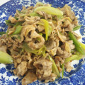 パパの手料理☆'s cooksnap of when they made 早うま♡長ねぎと豚こまのしょうが炒め.