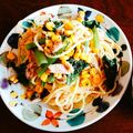 さぶまろ's cooksnap of when they made ほうれん草とツナのオイルパスタ.