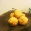 frogking's cooksnap of when they made 幼児のおやつに☆さつまいものお団子.