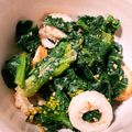 あっきー5296's cooksnap of when they made ちくわと菜の花のごま和え.