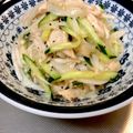 なおネコ's cooksnap of when they made 鶏胸肉と新玉ねぎの中華風サラダ.