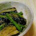 jenis's cooksnap of when they made 揚げなすといんげんの胡麻和え♡.