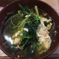 Rayryu123's cooksnap of when they made 三つ葉のたまごとじ味噌汁.