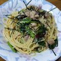 や～たん食堂's cooksnap of when they made 鶏の和風ペペロンチーノ.