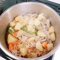 MRYMmnm's cooksnap of when they made 圧力鍋で時短！簡単！無水肉じゃが.