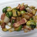 だぁしま's cooksnap of when they made 芽キャベツとベーコンのコンソメ炒め.