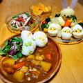 ○はちみつ○'s cooksnap of when they made ライスボールのイースターカレー.