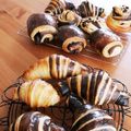 ssakyurin's cooksnap of when they made バイカラー（マーブル）クロワッサン.