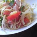 りえつや's cooksnap of when they made トマトとホタテの冷たいパスタ.