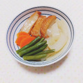 まあまま☆0403's cooksnap of when they made 簡単☆さつま揚げと玉葱・いんげんの煮物♪.