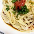 67luna's cooksnap of when they made 【農家のレシピ】冷やし梅シソうどん.