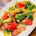＊＊もっさん＊＊'s cooksnap of when they made 簡単副菜♪トマトベーコンカニカマの卵炒め.