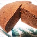 もろこし大使's cooksnap of when they made ココア蒸しケーキ～ホイップマリームのせ～.