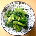 夕飯は６時です's cooksnap of when they made 小松菜のにんにくお浸し.