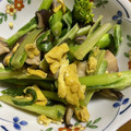キ＊ラ's cooksnap of when they made ふくたち（菜の花）と卵の中華炒め.