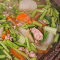 ぱんだ9X6LT1☆'s cooksnap of when they made 中華や和食に☆蕪と豚挽肉のスープ.