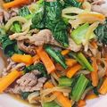 とかげのおかあさん's cooksnap of when they made ＊簡単＊豚と小松菜のしょうが炒め.