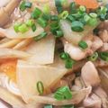 クックQVCDVW☆'s cooksnap of when they made 鶏肉入りけんちんうどん.