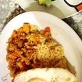 働きマン♀'s cooksnap of when they made お家で簡単エスニック♡タイ風ガパオライス.