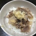 pocooo's cooksnap of when they made ★豚肉ねぎまみれ★.