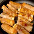 ママぽぽた's cooksnap of when they made 厚揚げと筍の肉巻きステーキぽんずソース.