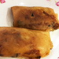 珠生ママ☆'s cooksnap of when they made 大葉と鶏ムネと梅マヨの春巻き.