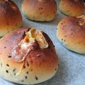 チャッキーチェン's cooksnap of when they made 黒ごまチーズパン.