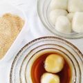 麦とホップ★'s cooksnap of when they made 豆腐でもちもちきな粉だんご.