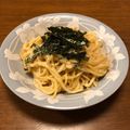 四児のハハ's cooksnap of when they made たらこ クリーム ワンポット パスタ.