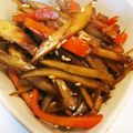 naki1227's cooksnap of when they made 鶏挽肉と牛蒡の味噌味金平＊副菜・作り置き.