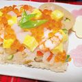 ネコバスととろ's cooksnap of when they made 春のちらし寿司♪お雛祭りに♪.