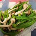 まな姫's cooksnap of when they made 【ピーマンとしめじ】麺つゆお浸し.