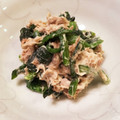 いやんのん＊'s cooksnap of when they made 即席簡単★ほうれん草とツナの梅マヨ和え.