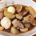 NAOSTAR☆'s cooksnap of when they made 炊飯器で簡単☆豚バラブロックの角煮大根.